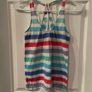 Striped Multicolor Women's Tank Top